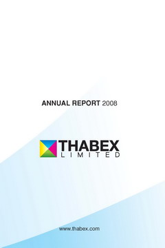 Thabex Annual Report 2008